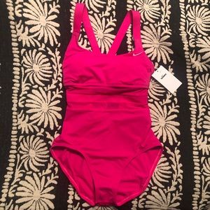 NWT Hot Pink Nike Swimsuit Size Medium